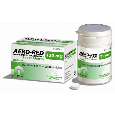 AERO RED (120 MG 40 COMPRIMIDOS MASTICABLES MENTA )