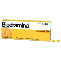 BIODRAMINA (50 MG 12 COMPRIMIDOS)