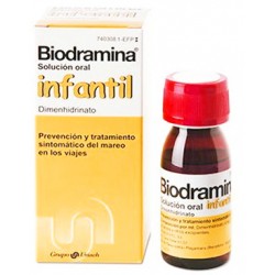 Biodramina infantil 4 mg/ml sol oral 60 ml