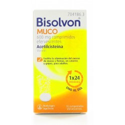 BISOLVON MUCO 600MG 10COMP