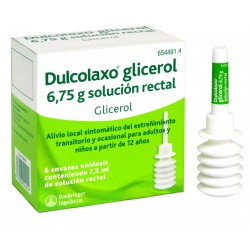 DULCOLAXO glicerol (6.75 G sol. 6 enemas)