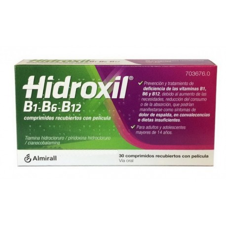 HIDROXIL B1 B6 B12 (30 COMPRIMIDOS)
