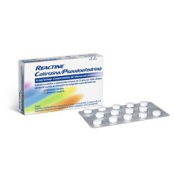 REACTINE Cetirizina/Pseudoefedrina 5 mg / 120 mg comprimidos de liberación prolongada
