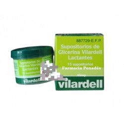 Supositorios glicerina VILARDELL LACTANTES 0.92 G 15 supos..