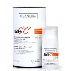 BELLA AURORA anti-manchas crema color protección SPF50