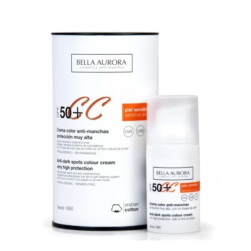 BELLA AURORA anti-manchas crema color protección SPF50