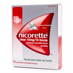 NICORETTE CLEAR 10 MG/16 H 14 PARCHES 15.75 MG