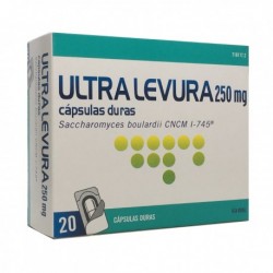 ULTRALEVURA 250 mg 20 capsulas duras