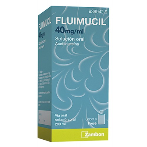 FLUIMUCIL 40 mg/ml sol. oral 200 ml