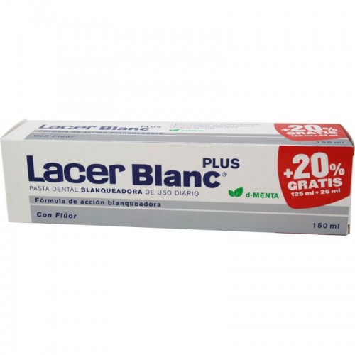 LACER BLANC plus d-menta con fluor 125+25 ml.