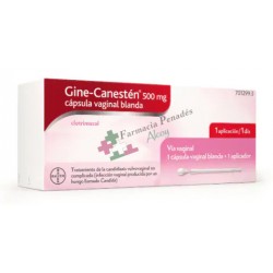 GINE CANESTEN 500 MG 1 cápsula vaginal blanda con aplicador