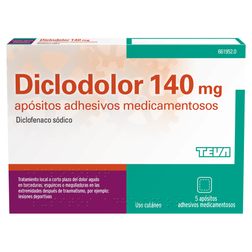 DICLODOLOR 140 mg. 5 apositos