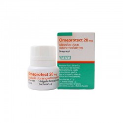 OMEPROTECT 20 mg 14 caps. tarro