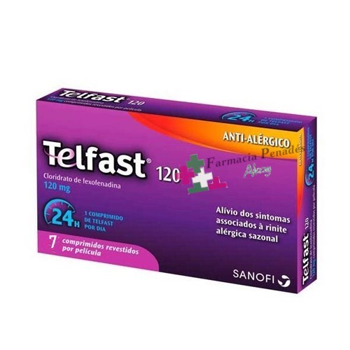 Telfast 120mg 7 comprimidos