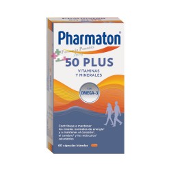 Pharmaton 50 plus 60 cápsulas