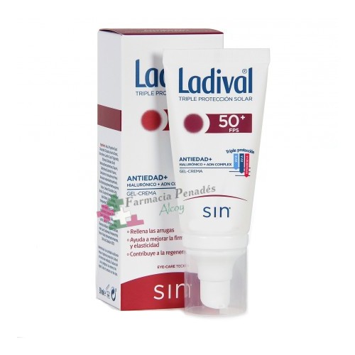 Ladival triple proteccion antiedad+ gel crema 50 ml