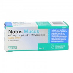 Notus Mucus 10 comp. eferv. 600 mg. acetilcisteina