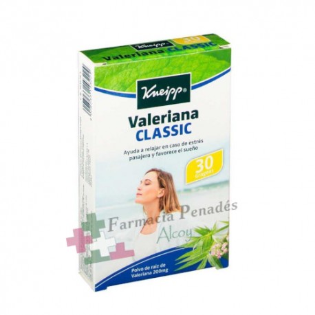 Valeriana classic 30 grageas kneipp