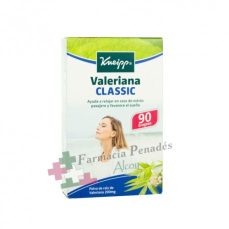 Valeriana classic 90 grageas kneipp