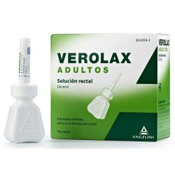 Verolax adultos 6 monodosis solución rectal