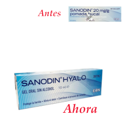 Sanodin hyalo gel oral sin alcohol 10 ml
