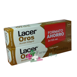 Lacer Oros pasta dentífrica FORMATO AHORRO (2x125ml)