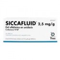 Siccafluid 2,5 mg/g gel oftálmico en 30 unidosis.